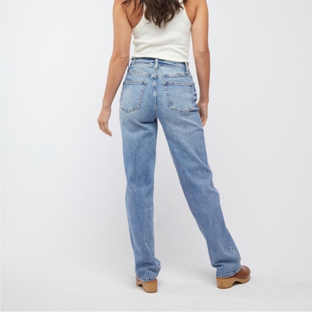 Oliver Logan Mulberry Straight Leg High Rise Relaxed Jeans Size 26 - Picture 3 of 16